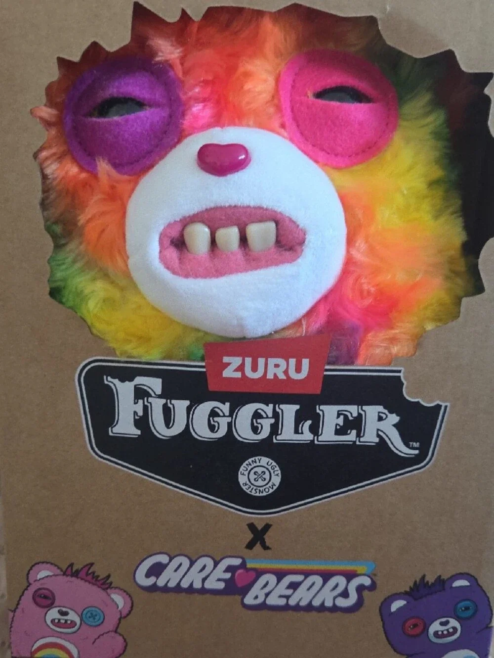 ZURU Fuggler x Care Bears Rainbow Plush - Multicolor
